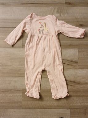Gymboree Long-Sleeve One-Piece Animal Appliqué Size 12-18 Months (K)